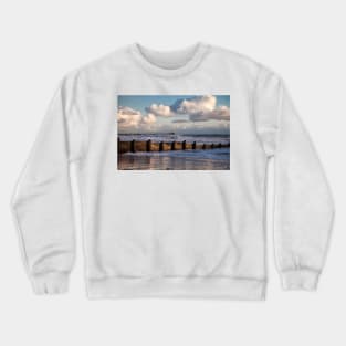 Sunshine and stormy sea Crewneck Sweatshirt
